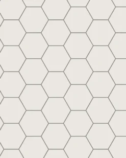 Klinker - Hexagon 10 x 10 cm vit