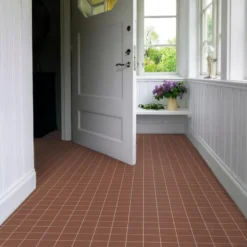 Klinker - Kvadrat 10 x 10 cm röd