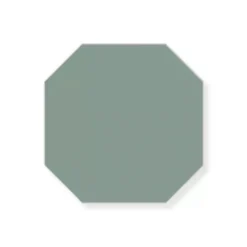 Klinker - Oktagon 10 x 10 cm grön