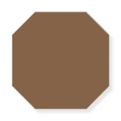Klinker - Oktagon 15 x 15 cm havana