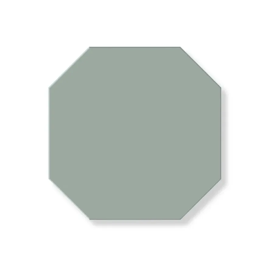 Klinker - Oktagon 10 x 10 cm ljusgrön