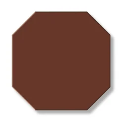 Klinker - Oktagon 15 x 15 cm röd