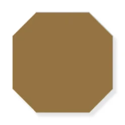Klinker - Oktagon 15 x 15 cm toffee