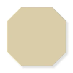 Klinker - Oktagon 15 x 15 cm vaniljgul