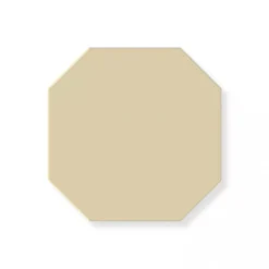 Klinker - Oktagon 10 x 10 cm vaniljgul