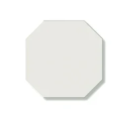 Klinker - Oktagon 10 x 10 cm vit