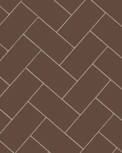 Klinker - Rektangel 10 x 20 cm chokladbrun