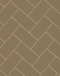 Klinker - Rektangel 10 x 20 cm kaffebrun