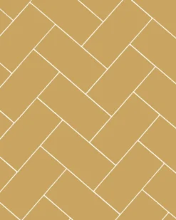 Klinker - Rektangel 10 x 20 cm ockragul