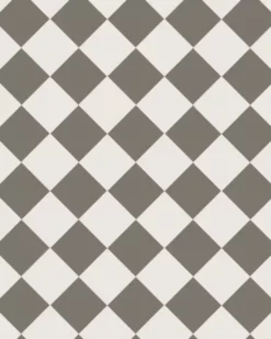Klinker - Schackrutigt 10 x 10 cm mörkgrå/vit