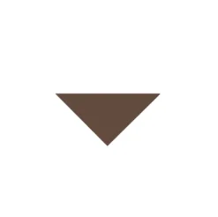 Klinker - Triangel 5/5/7 cm chokladbrun