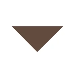 Klinker - Triangel 7/7/10 cm chokladbrun