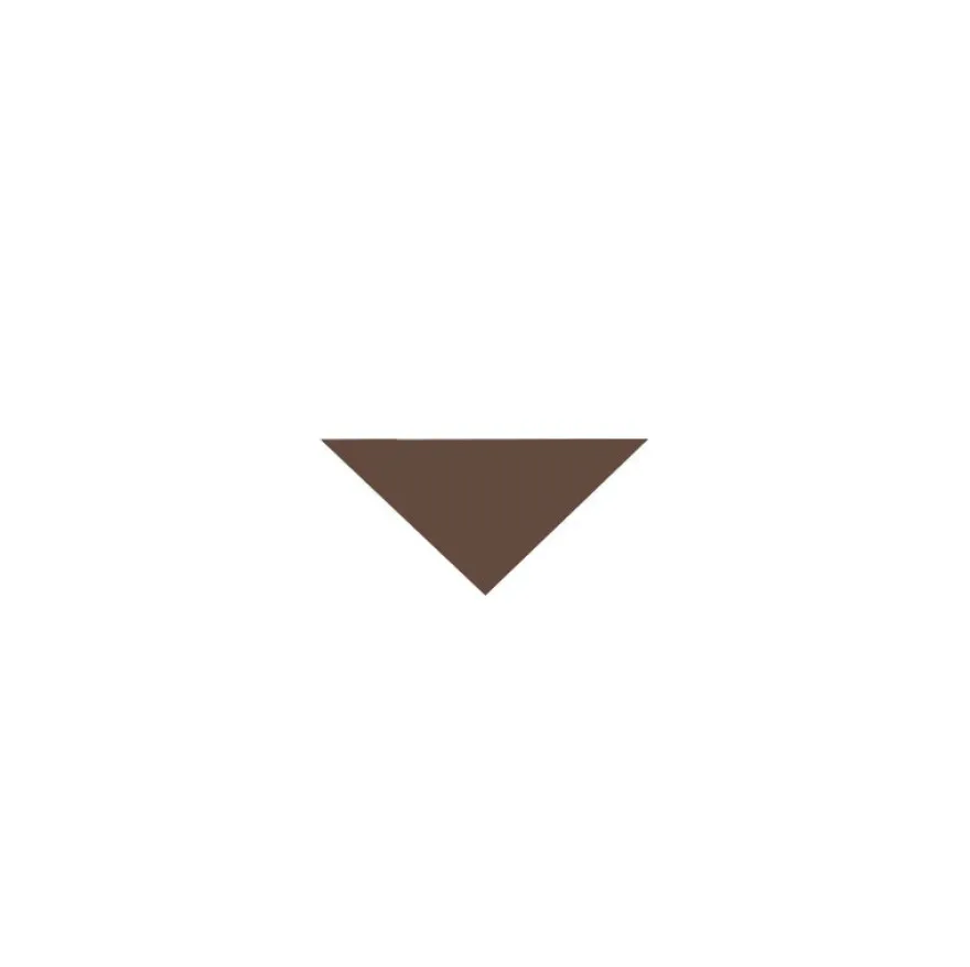 Klinker - Triangel 3,5/3,5/5 cm chokladbrun
