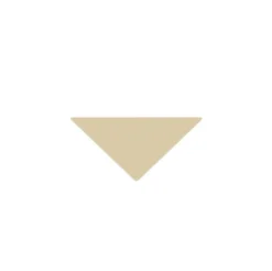 Klinker - Triangel 5/5/7 cm elfenben