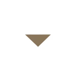 Klinker - Triangel 3,5/3,5/5 cm kaffebrun