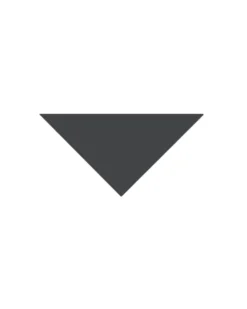 Klinker - Triangel 10/10/14 cm svart