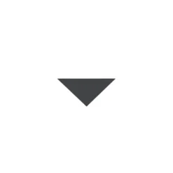 Klinker - Triangel 3,5/3,5/5 cm svart