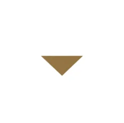 Klinker - Triangel 3,5/3,5/5 cm toffee