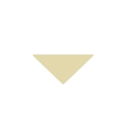 Klinker - Triangel 5/5/7 cm vaniljgul