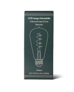 LED-lampa Sekelskifte - Edison 64 mm 270 lm, bärnsten