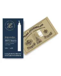Liljeholmens Julgransljus - 20-pack vit