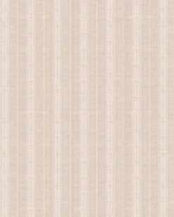 Lim & Handtryck Tapet - Edit kakao/beige