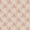 Lim & Handtryck Tapet - Hovdala blomma vit/rosa