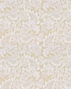 Lim & Handtryck Tapet - Kashmir beige/guld