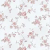 Lim & Handtryck Tapet - Rosen blå/rosa