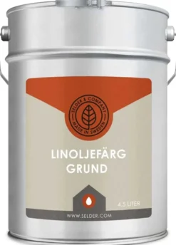 Linoljefärg Selder & Co - Vit grund