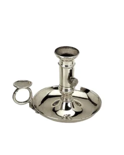 Ljusstake silver - Kontorsljusstake 10 cm