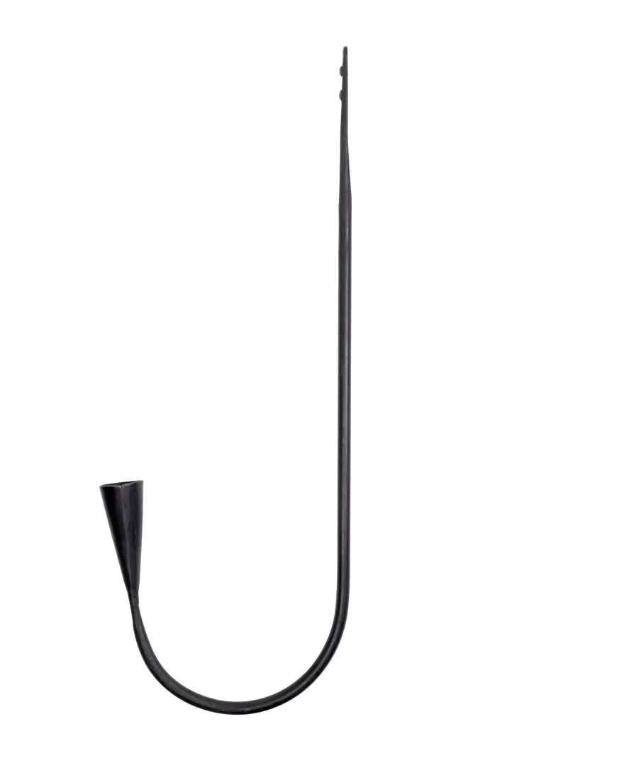 Ljusstake smide - Långshyttan lampett