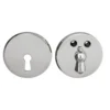 Nyckelskylt - 55 mm nickel med kläpp