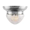 Plafond - Taklampa Frödingplafond 200 nickel, slipat klarglas