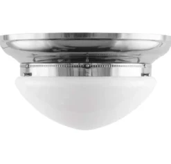 Plafond - Taklampa Frödingplafond 300 nickel, opalvit skärm