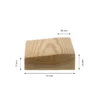 Provbit - Fodersockel - Universal 24x74 mm
