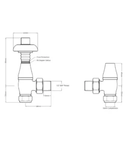 Radiatorventil termostat - Chelsea Tenn