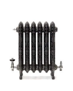 Radiatorventil termostat - Kensington krom/trä