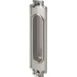 Skjutdörrshandtag - Linnéstaden nickel 160x37 mm