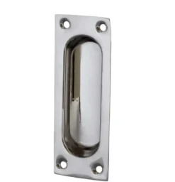Skjutdörrshandtag - Nickel 95x34 mm