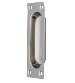 Skjutdörrshandtag - Nickel 95x34 mm