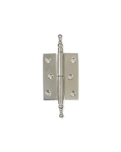 Skåpgångjärn - Knopp nickel 92 x 39 mm