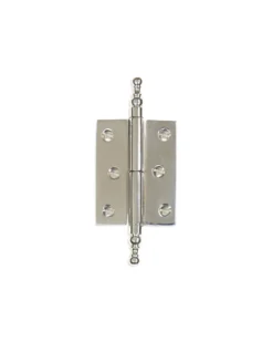 Skåpgångjärn - Knopp nickel 92 x 39 mm