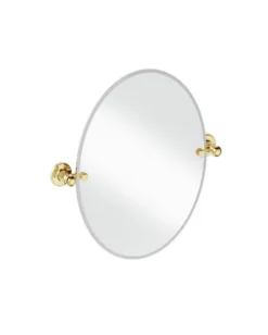 Spegel - Burlington oval, guld