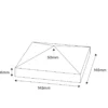 Stolphatt - Stolplock 145 x 145 mm