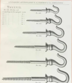 Stor takkrok Næsman 226 - Nickel