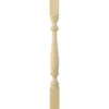 Svarvad stolpe - Furu 700 x 53 mm