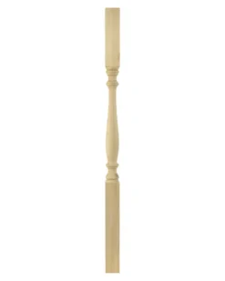 Svarvad stolpe - Furu 1180 x 65 mm