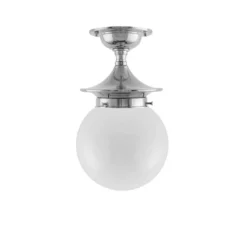 Taklampa - Dahlberg 80 nickel, klotskärm