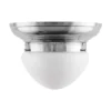 Taklampa - Frödingplafond 200 nickel, opalvit skärm